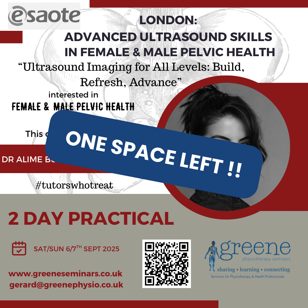 image for Less than 2 weeks until Gerard and Alime’s London Pelvic Health course